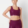 Wine Velocity Gloss Sports Bra