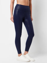 Midnight Navy Gloss Leggings