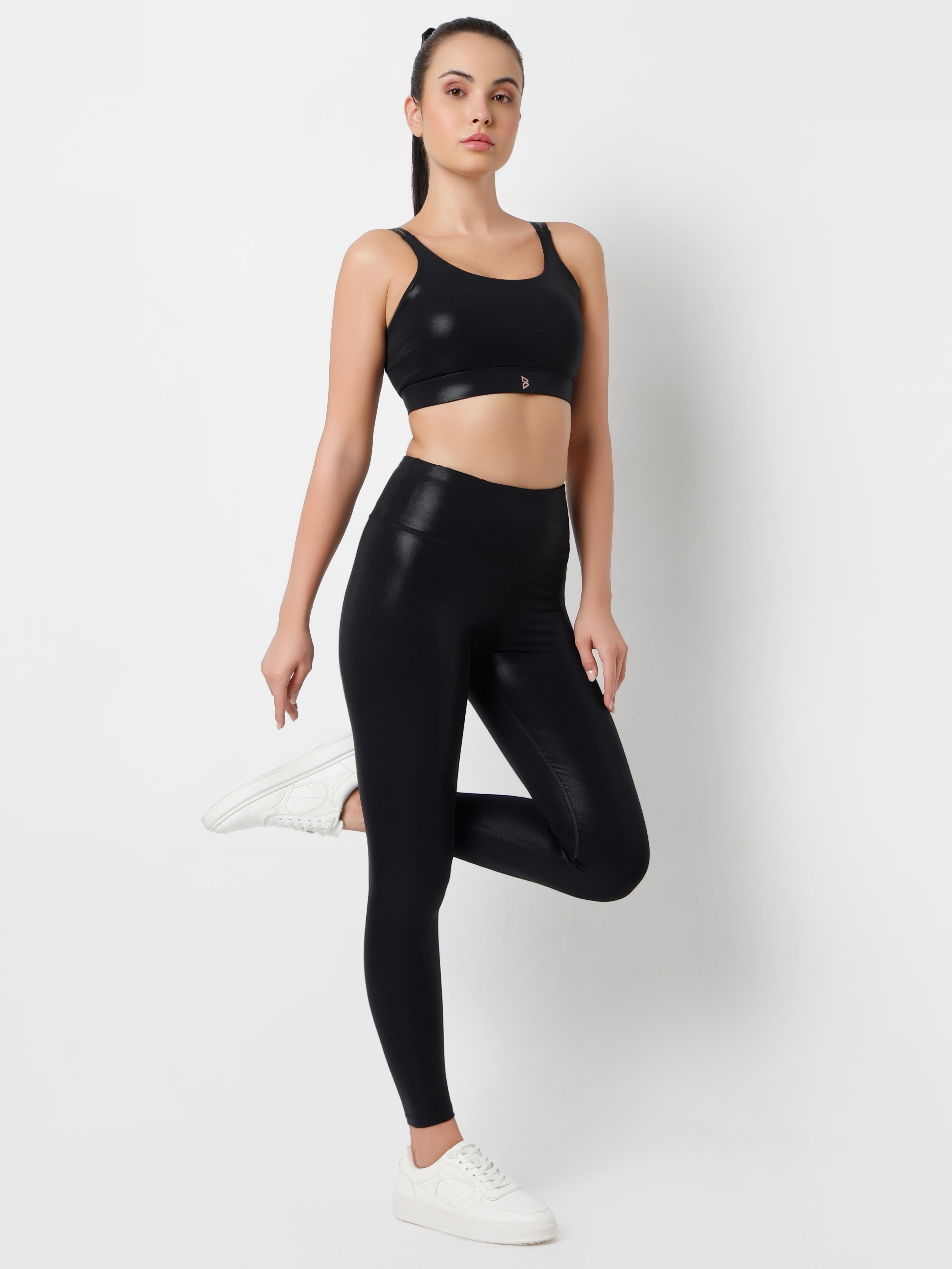 PowerGloss Black Leggings