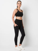 LunaMotion Black Cross Back Set