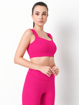 PilatesPro PinkRib Sports Bra