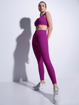 PilatesPro PinkRib Leggings