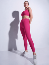 PilatesPro PinkRib Leggings