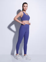 OceanRib Blue Leggings