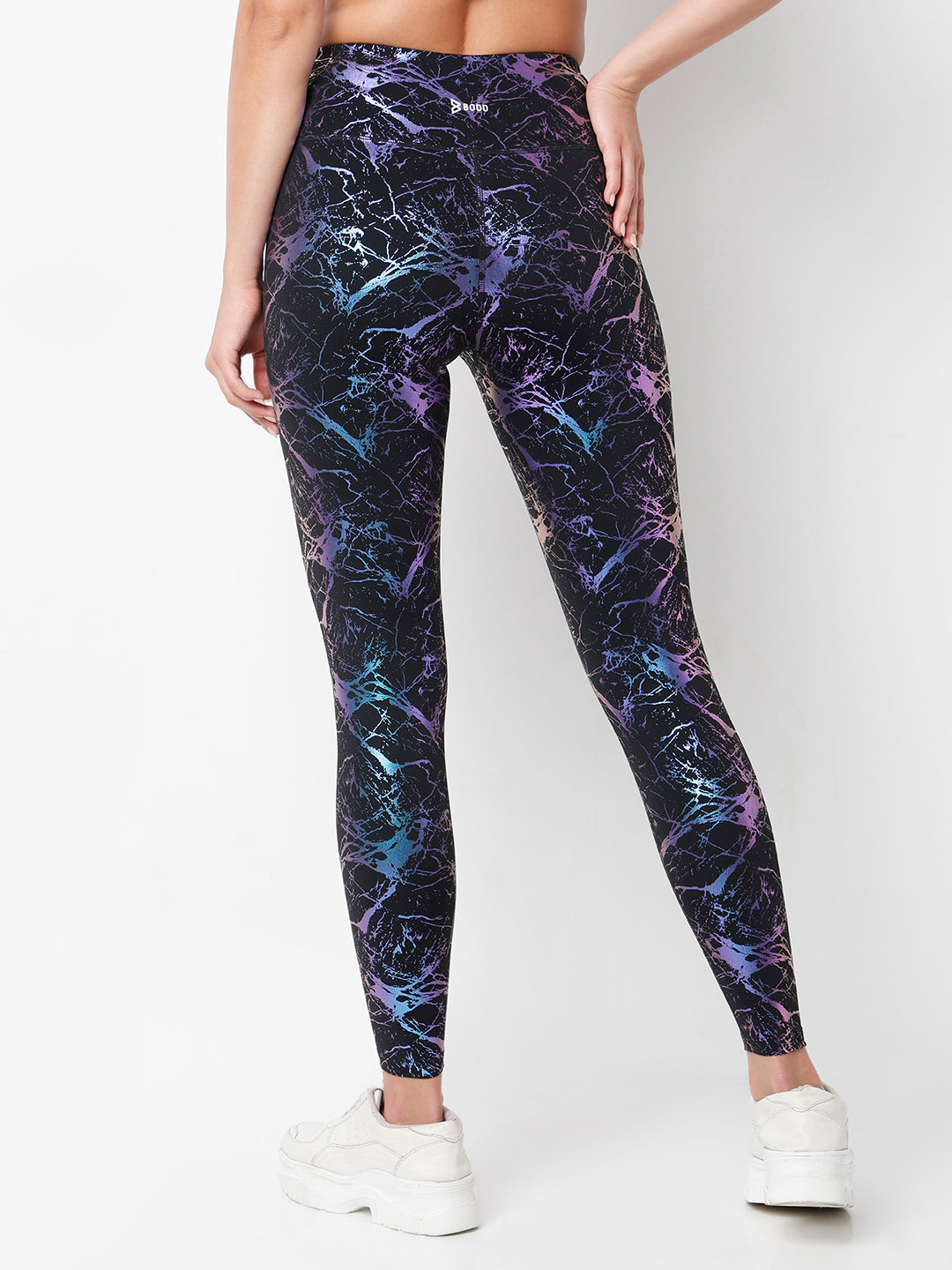 Celestial Marble Metallic Leggings