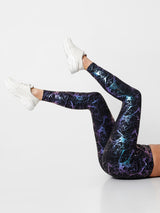 Celestial Marble Metallic Leggings