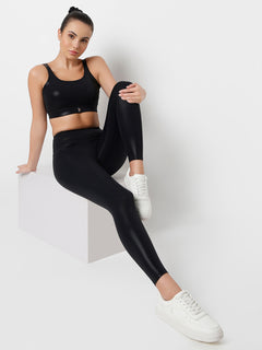 PowerGloss Black Leggings