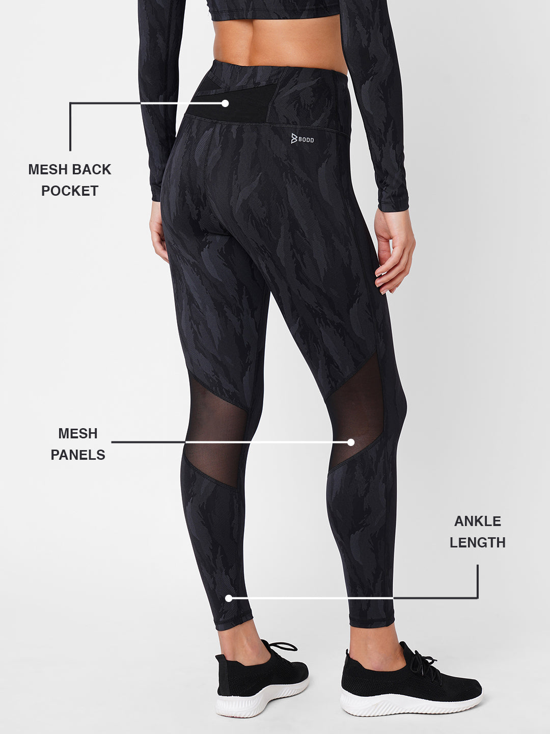 Arcane Trainer High Waist Leggings BODD ACTIVE