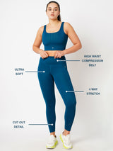 Jasper Teal Cut Out Set BODD ACTIVE