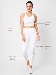 Crystal White Cut Out Set BODD ACTIVE