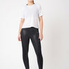 White Open Back Mesh Tee BODD ACTIVE