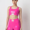 Got That Glow Pink Holo Sports Bra