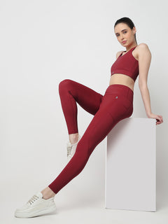 Game Changer Ruby Red Leggings