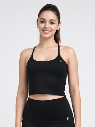 Noir Buttersoft Contour Crop Top
