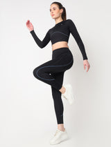 Black & Blue Endurance Leggings