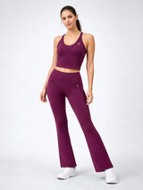 Plum Buttersoft Contour Flared Pants