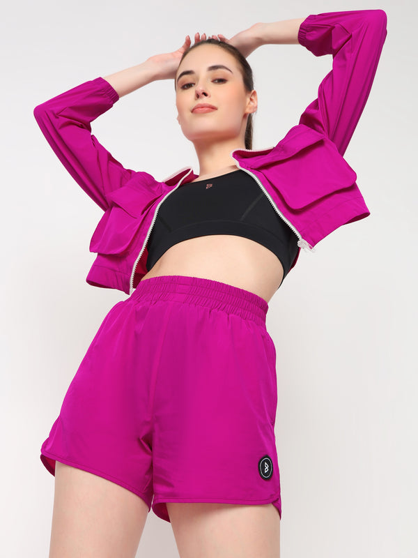 PowerPop Pink Running Shorts