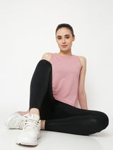 Blush Pink Open Back Tank