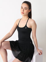 Black Ace Crop Top