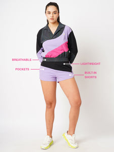 Lovin' It Colour Block Running Shorts BODD ACTIVE