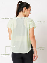 Mint Ice Mesh Tee BODD ACTIVE