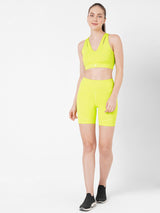Neon Cross Back Sports Bra BODD ACTIVE