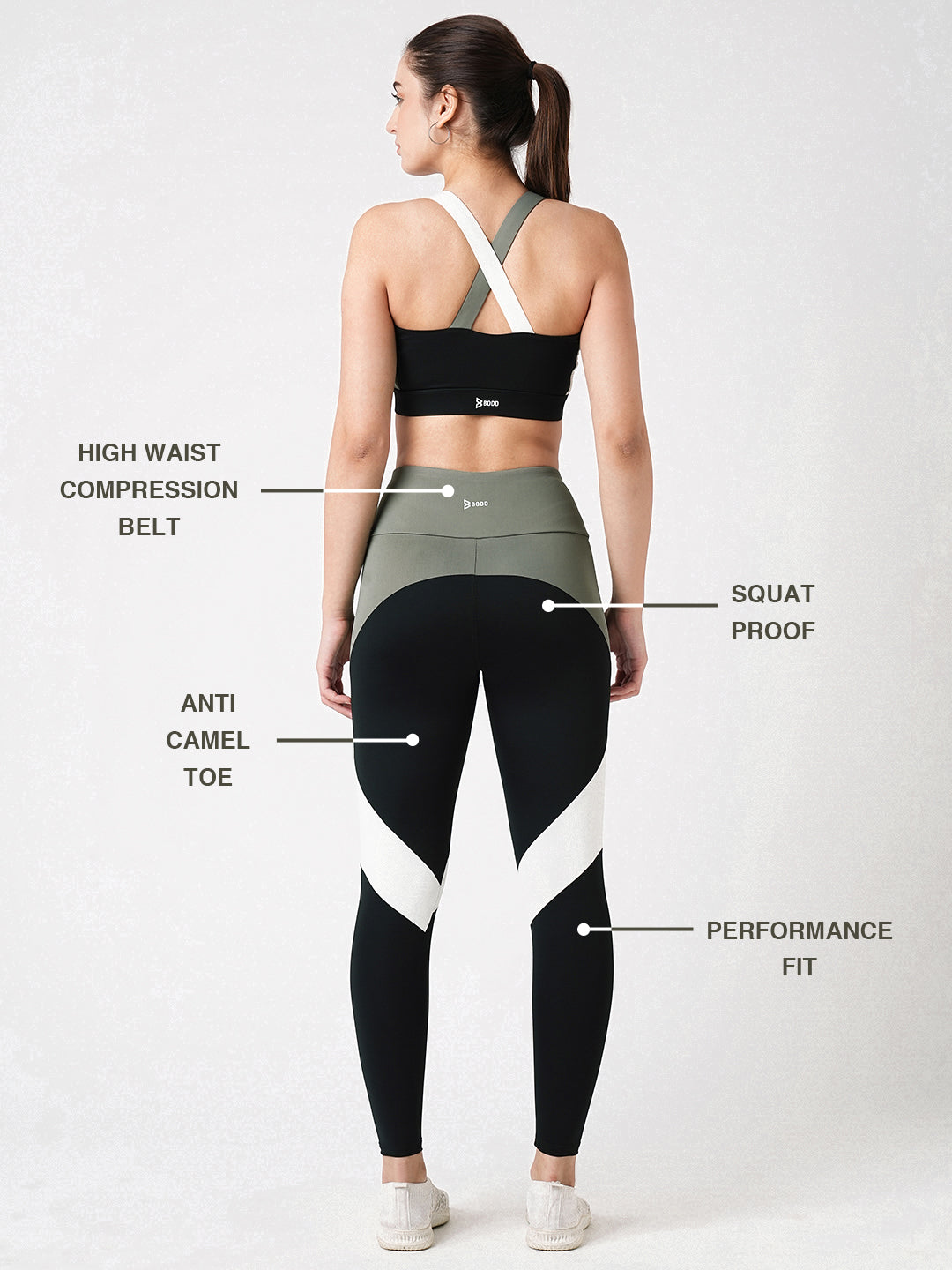 Let’s Have Some Fun Colourblock Leggings BODD ACTIVE