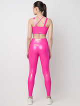 Got That Glow Pink Holo Leggings