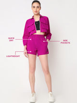 PowerPop Pink Running Shorts