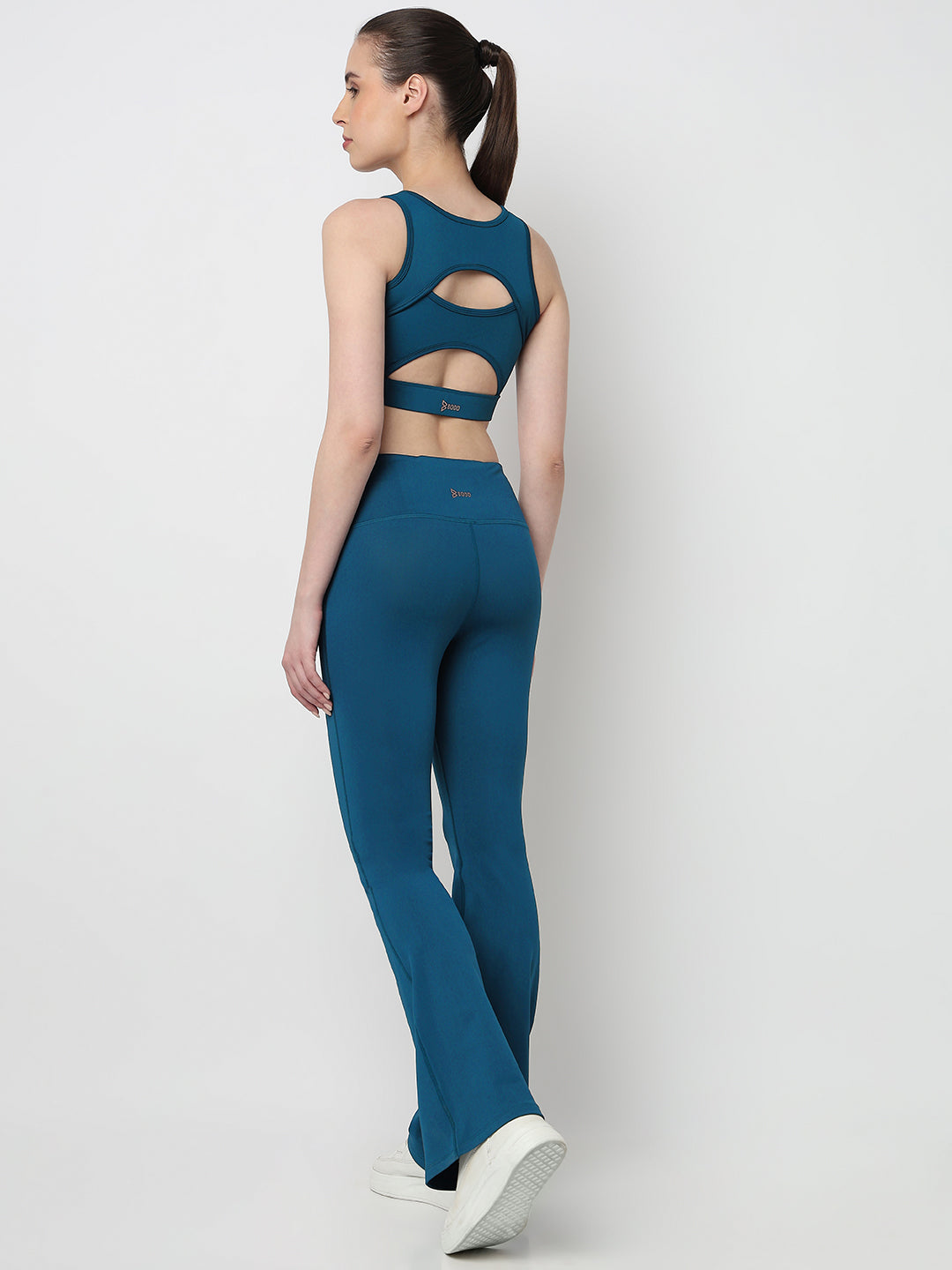 Momentum Shift Teal Flared Pants