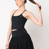 Black Ace Crop Top