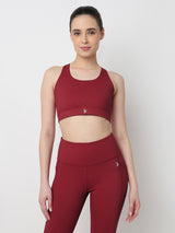 Game Changer Ruby Red Sports Bra