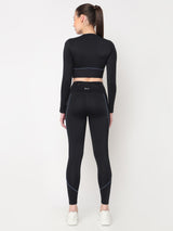 Black & Blue Endurance Leggings