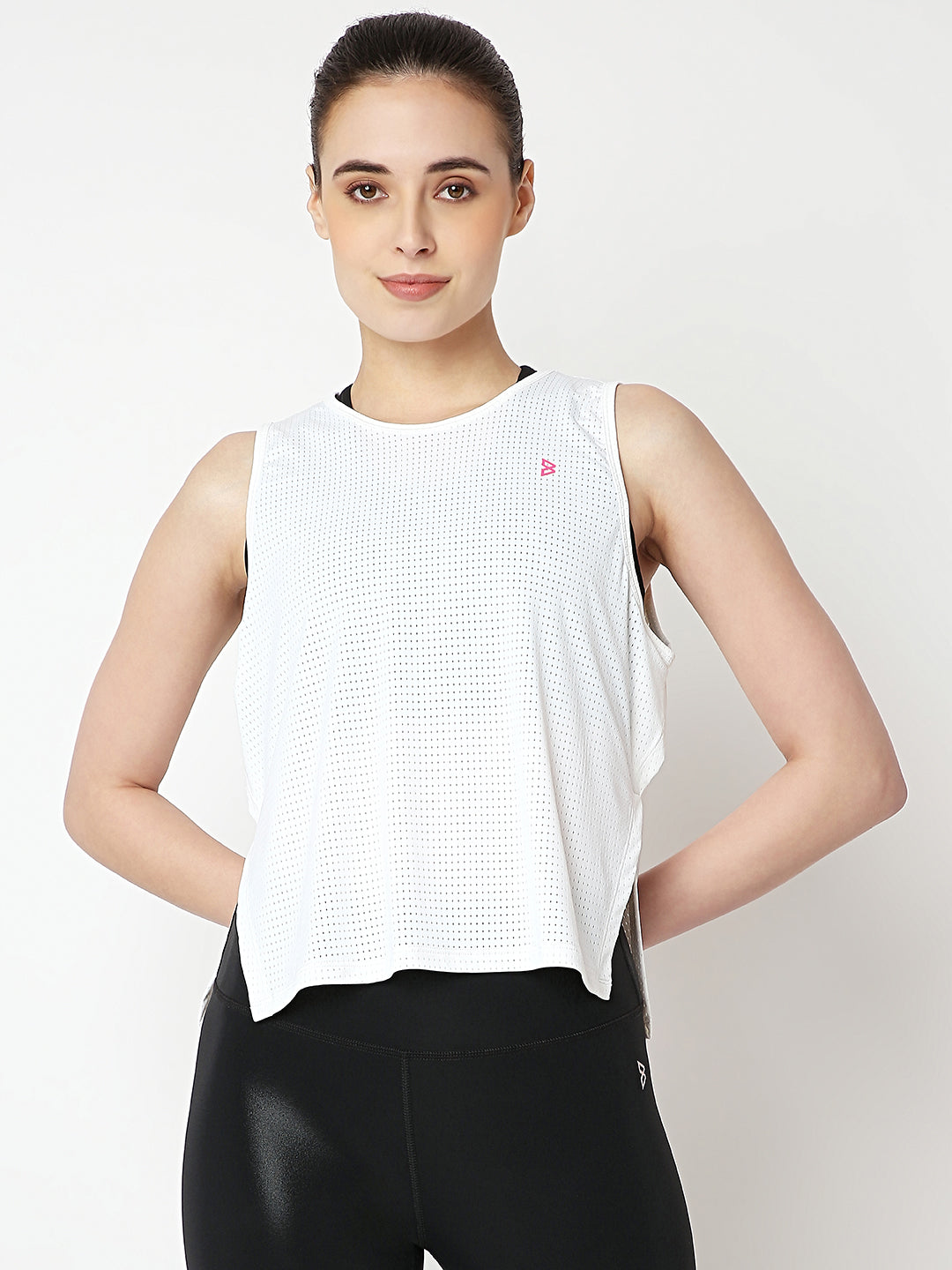 White Overlapping Tank