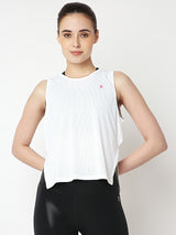 White Overlapping Tank