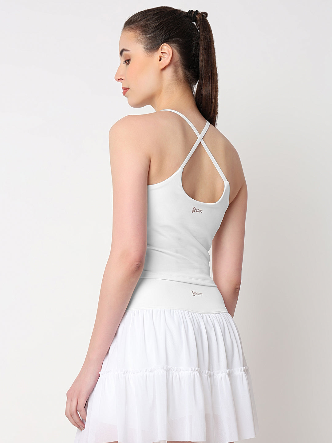 White Ace Crop Top
