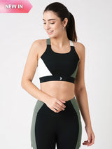 Let’s Have Some Fun Colourblock Sports Bra BODD ACTIVE