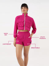 PowerPop Pink Running Shorts