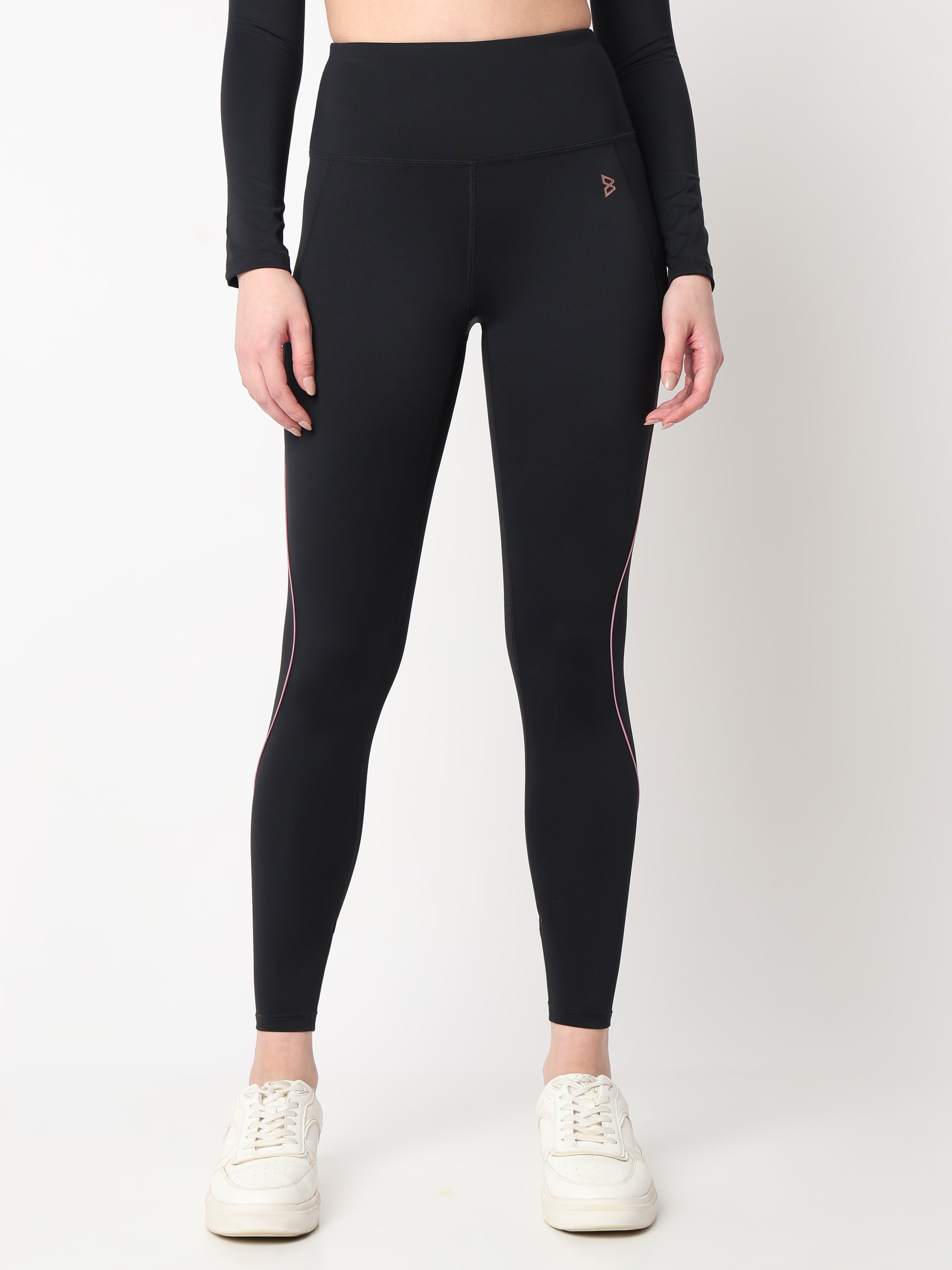 Black & Purple Endurance Leggings