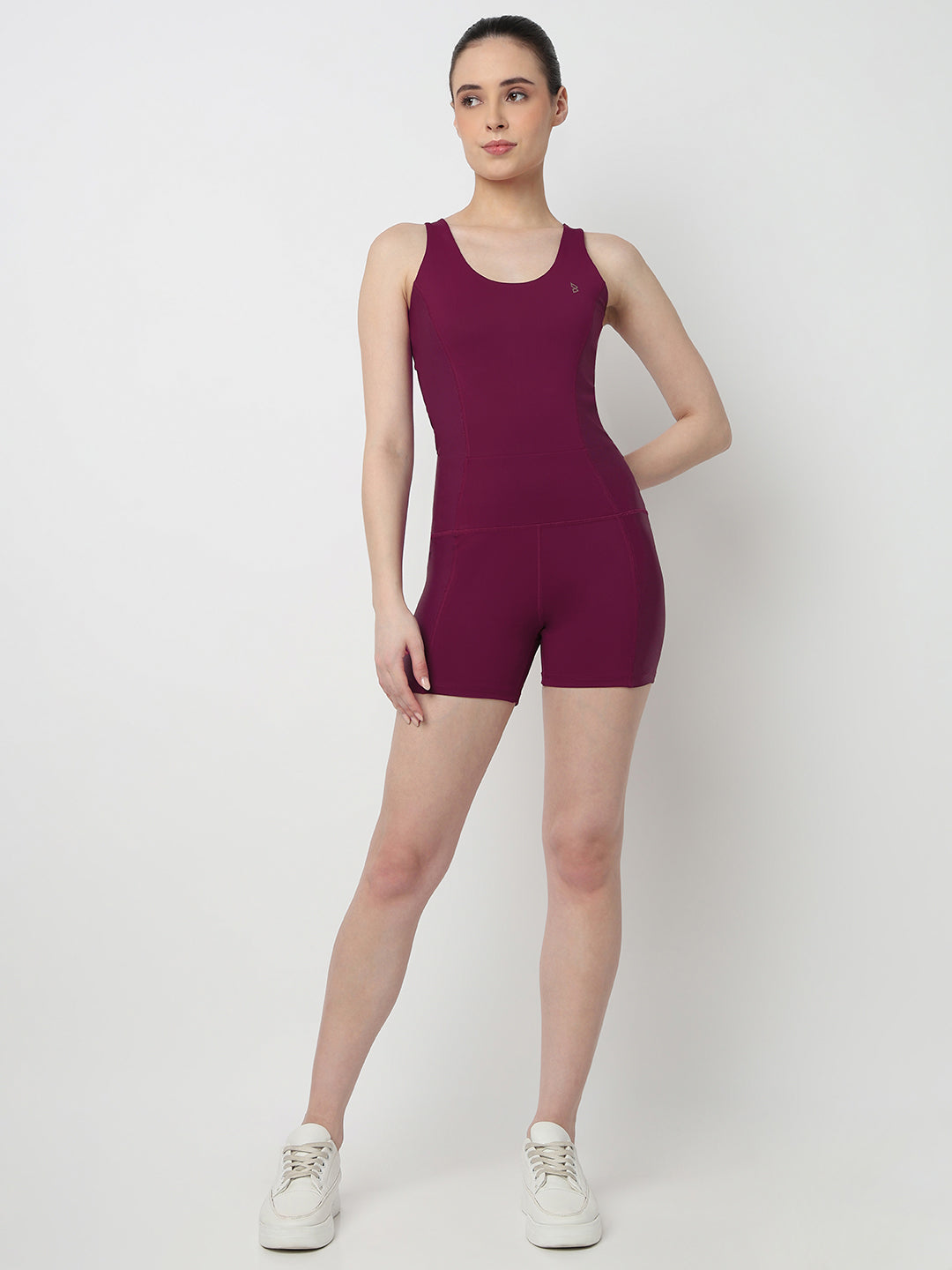 Wine Velocity Gloss Bodysuit