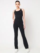 LunaMotion Black Flared Bodysuit