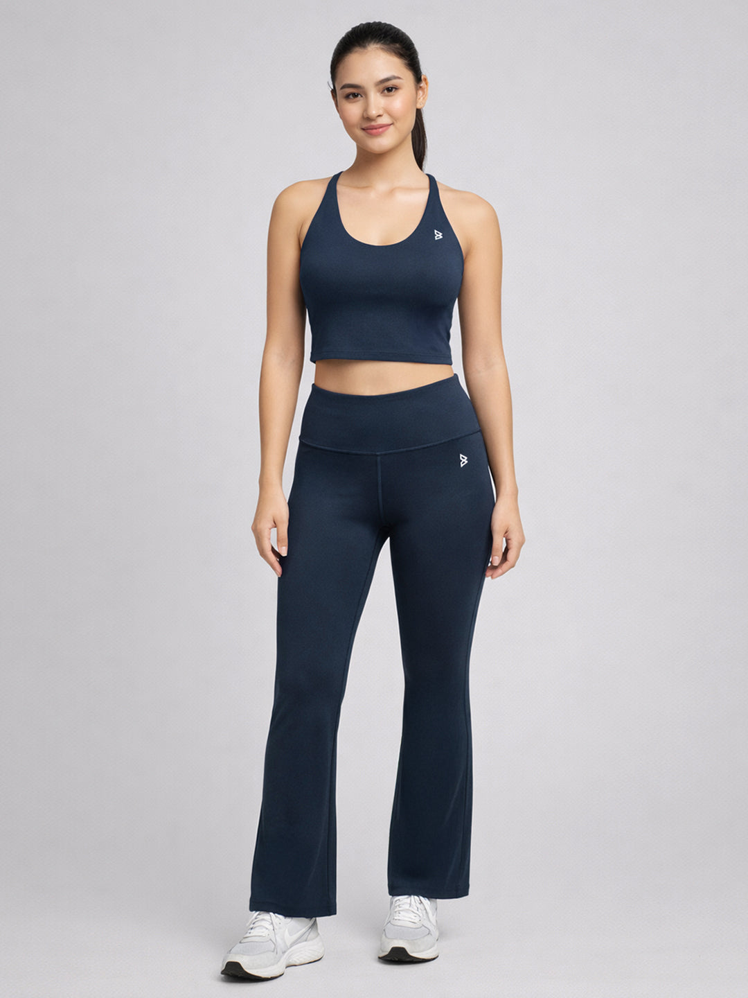 Deep Navy Buttersoft Contour Crop Top