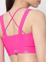 Got That Glow Pink Holo Sports Bra