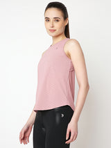 Blush Pink Open Back Tank