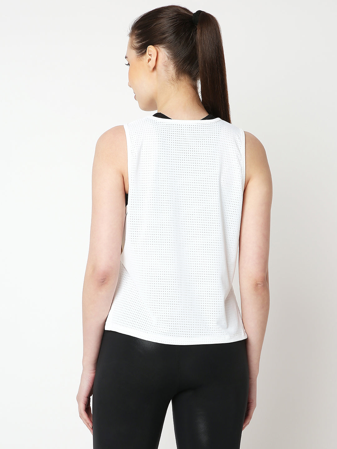 White Overlapping Tank