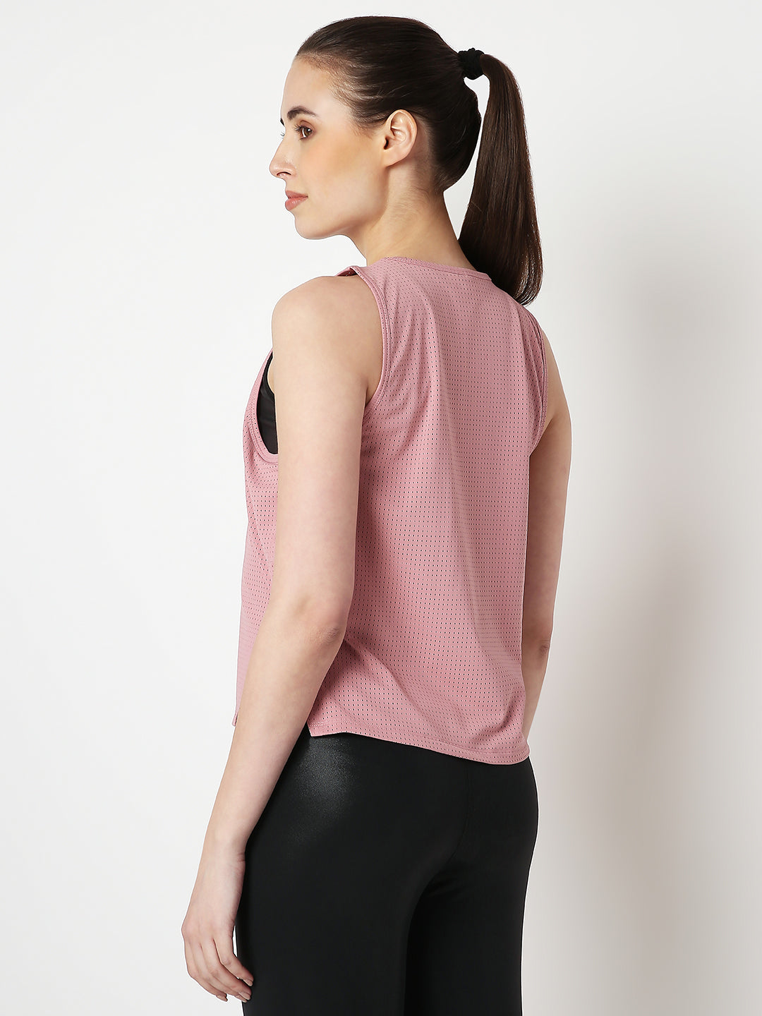 Blush Pink Overlapping Tank