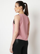 Blush Pink Overlapping Tank