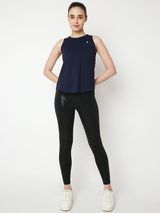 Midnight Navy Open Back Tank