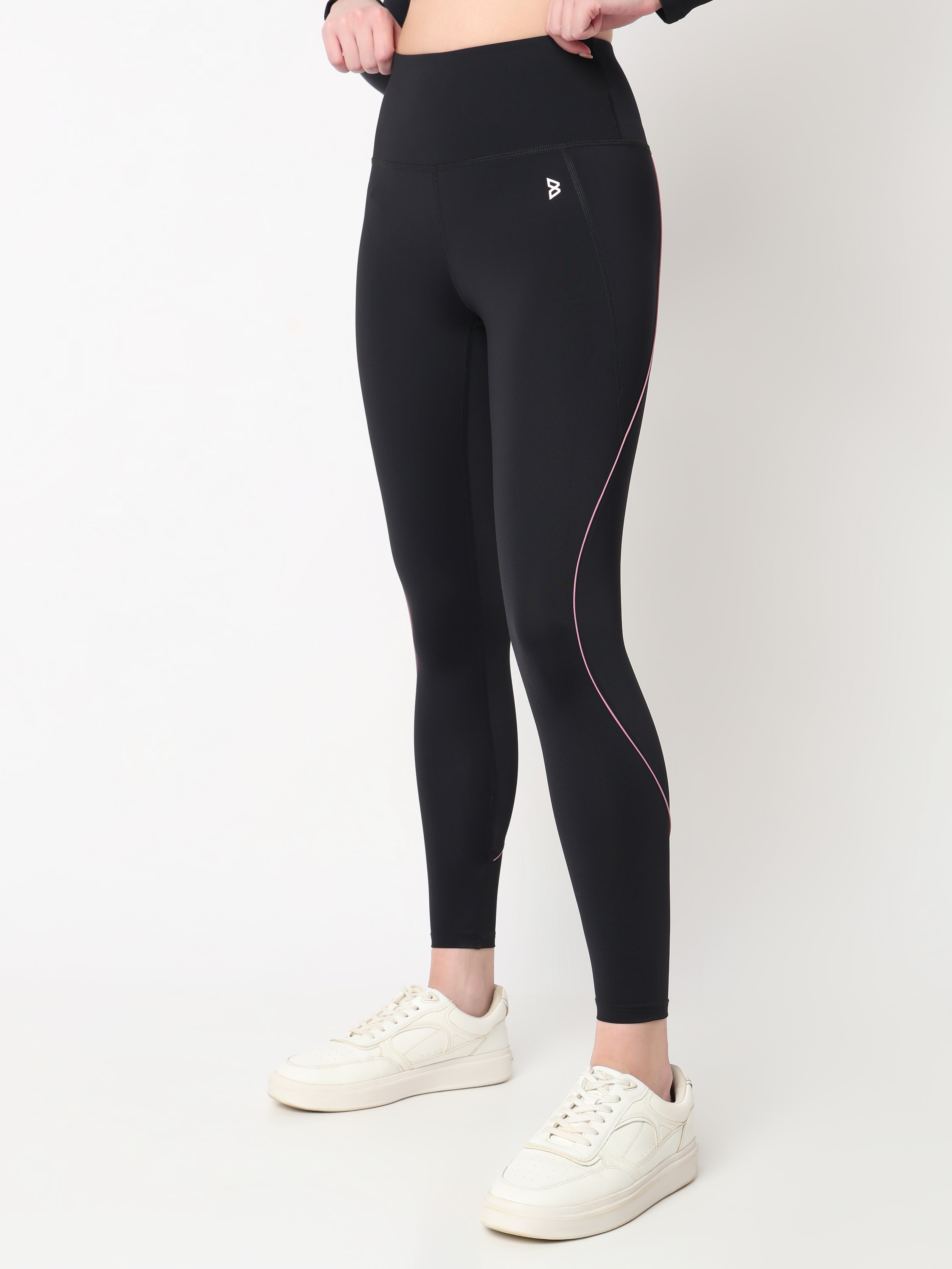 Black & Purple Endurance Leggings