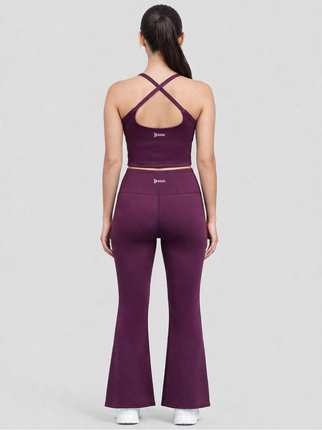 Plum Buttersoft Contour Crop Top